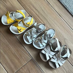 Sun Sam and Salt Water sandals girls